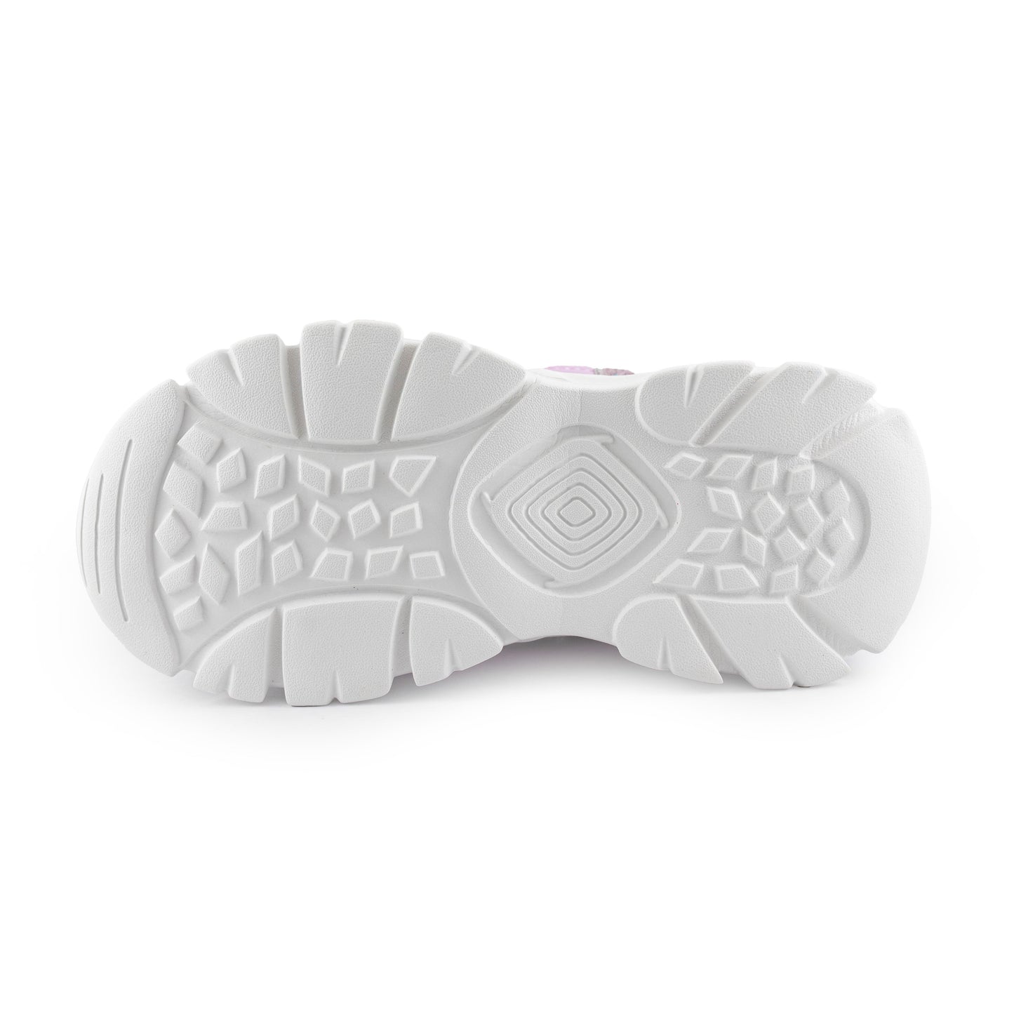 Youth Girls Sneaker With Cartoon Girl Print 1138 Purple