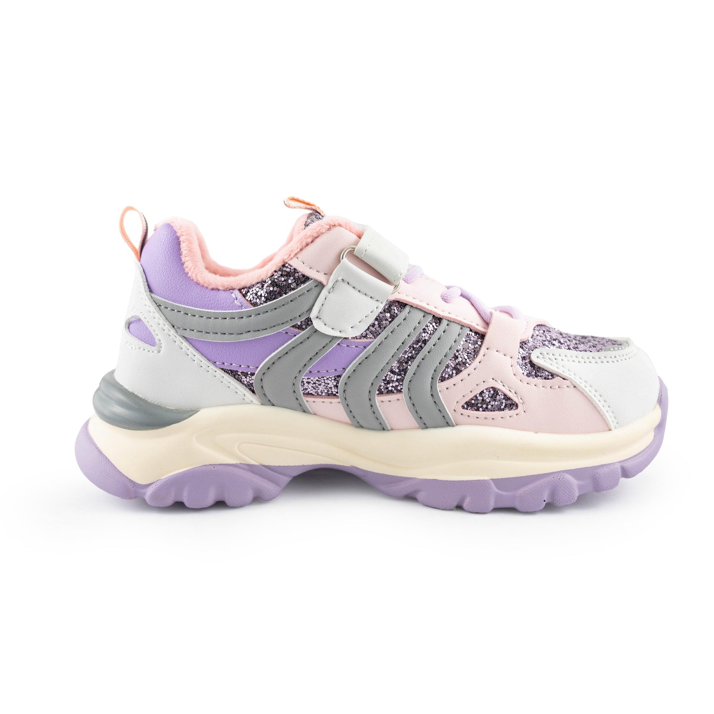 Youth Sparkle Girl's  Sneakers 1151A Pink/ Purple