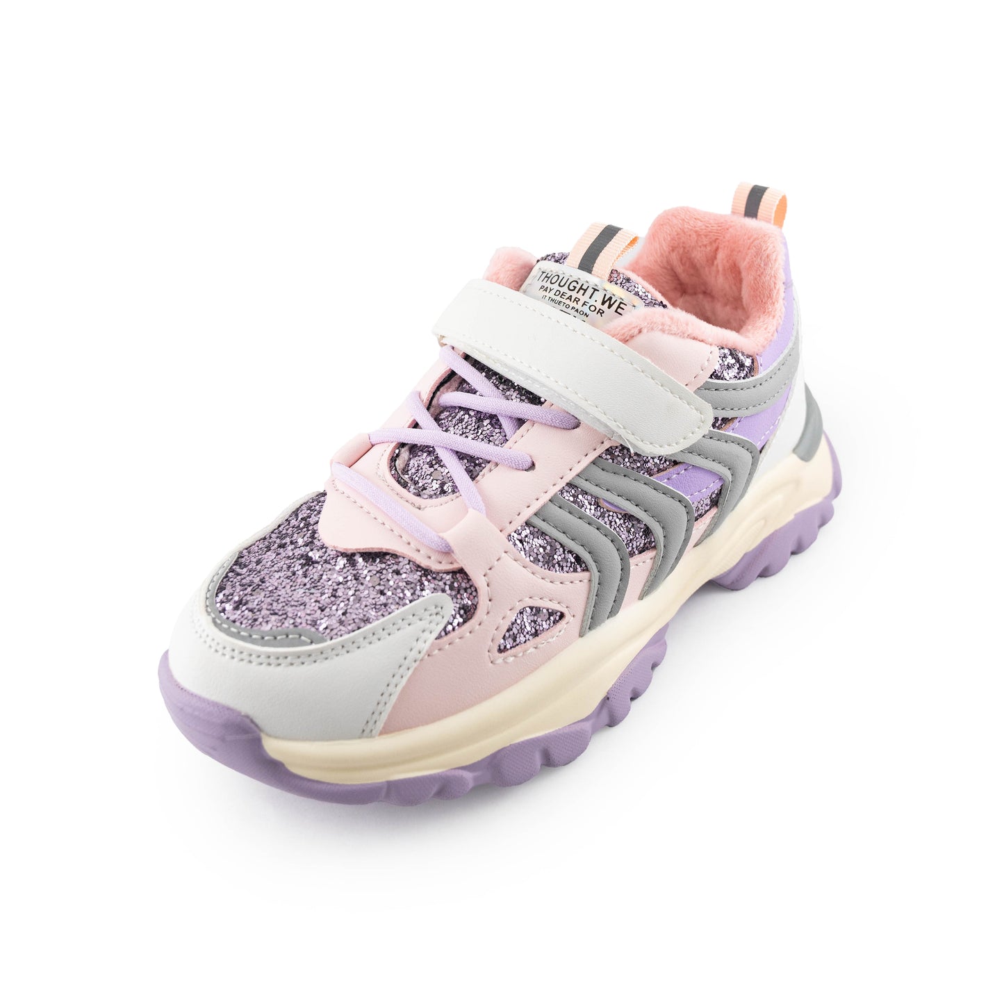 Youth Sparkle Girl's  Sneakers 1151A Pink/ Purple