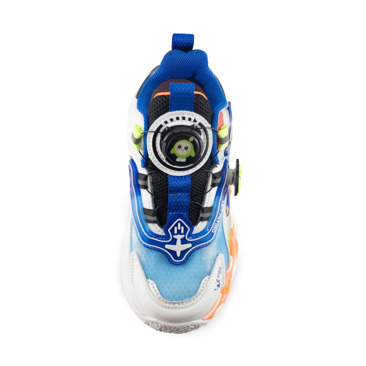 Kids' Led Sneakers with Rotating Buckle and Flywheel – 6267Blue