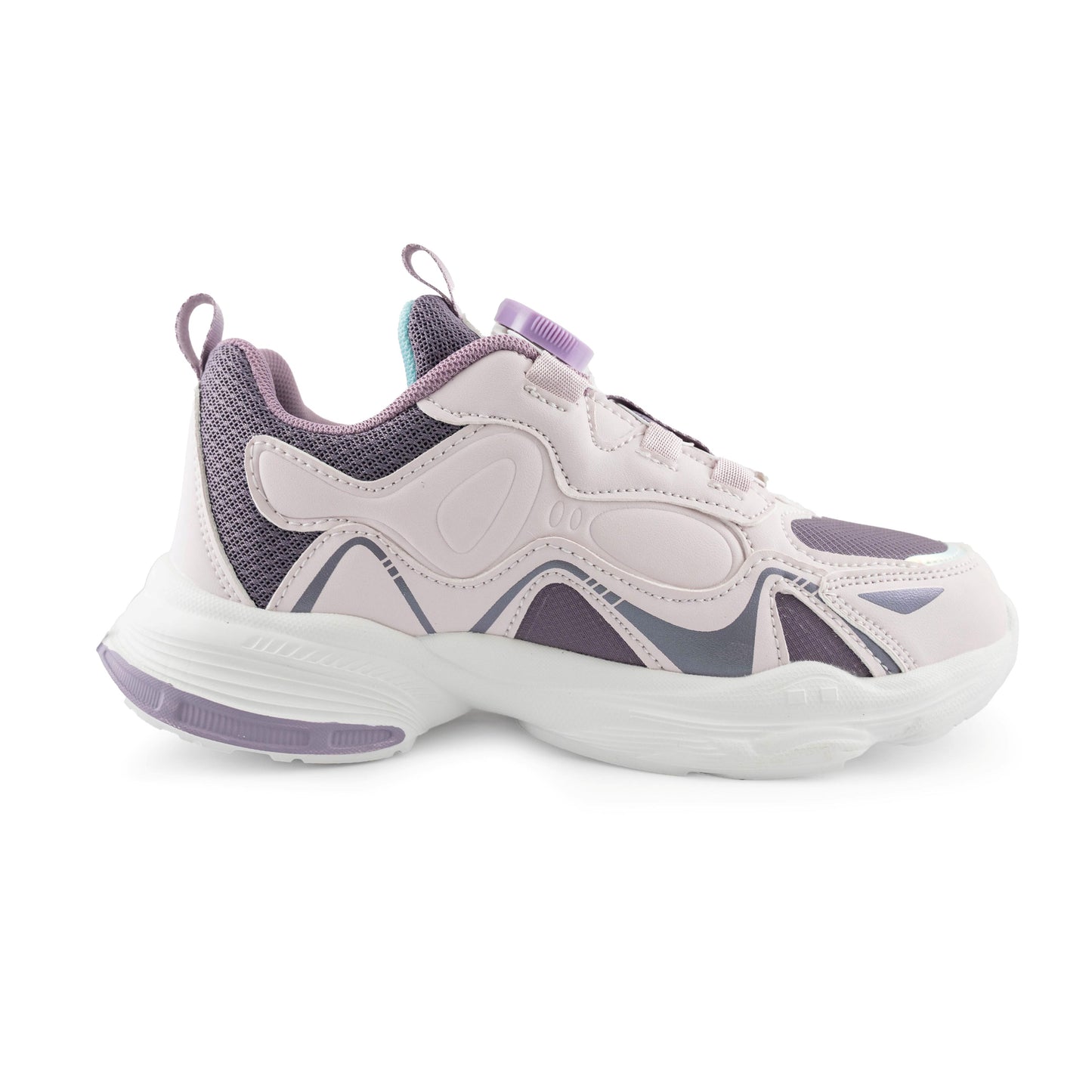Youth Rotary buckle Sneakers - 820 Purple