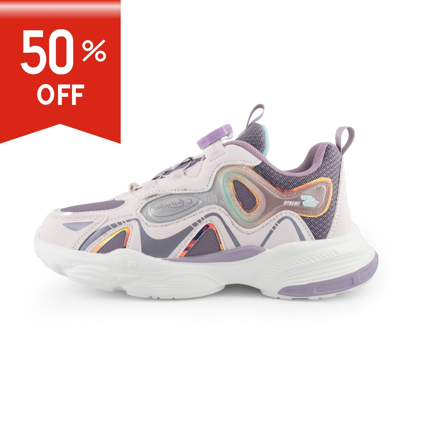 Youth Rotary buckle Sneakers - 820 Purple