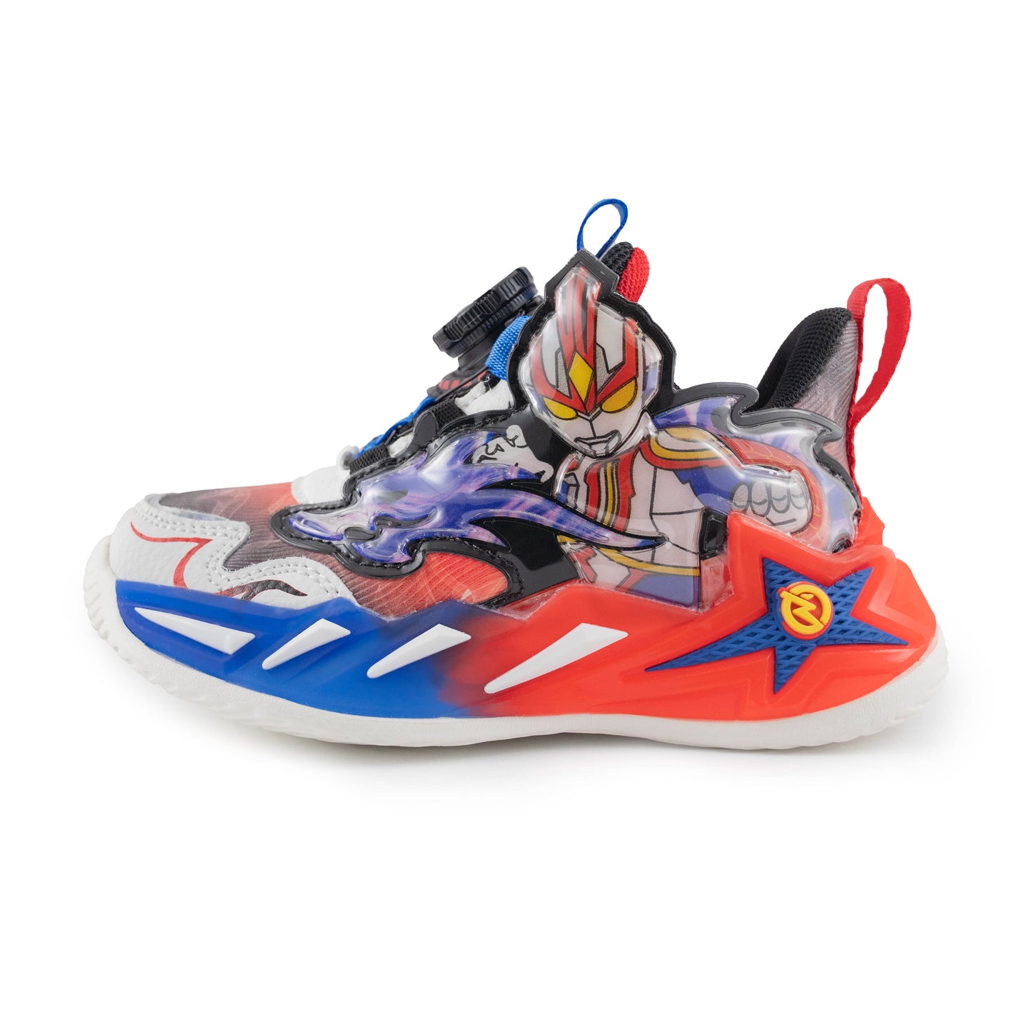 Kids' Superhero Rotary buckle Sneakers – 836 Black Red