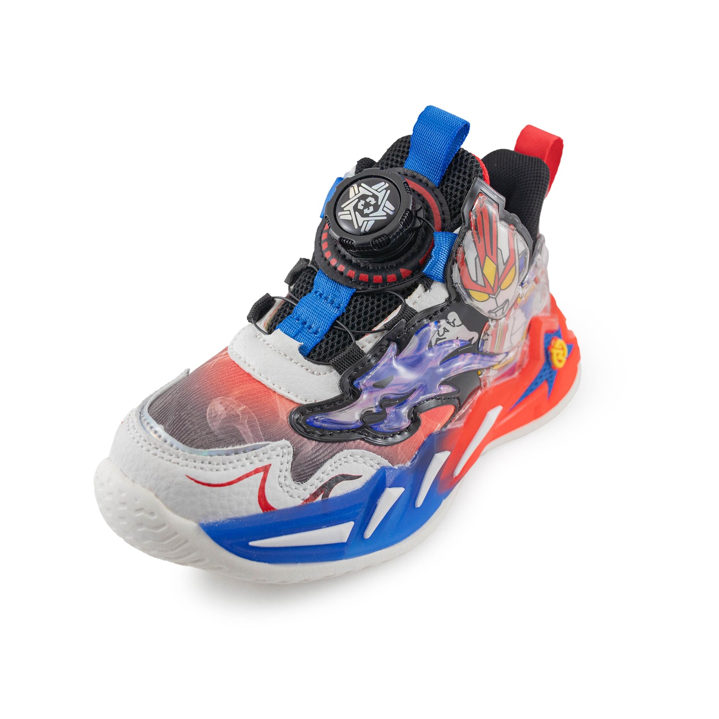 Kids' Superhero Rotary buckle Sneakers – 836 Black Red