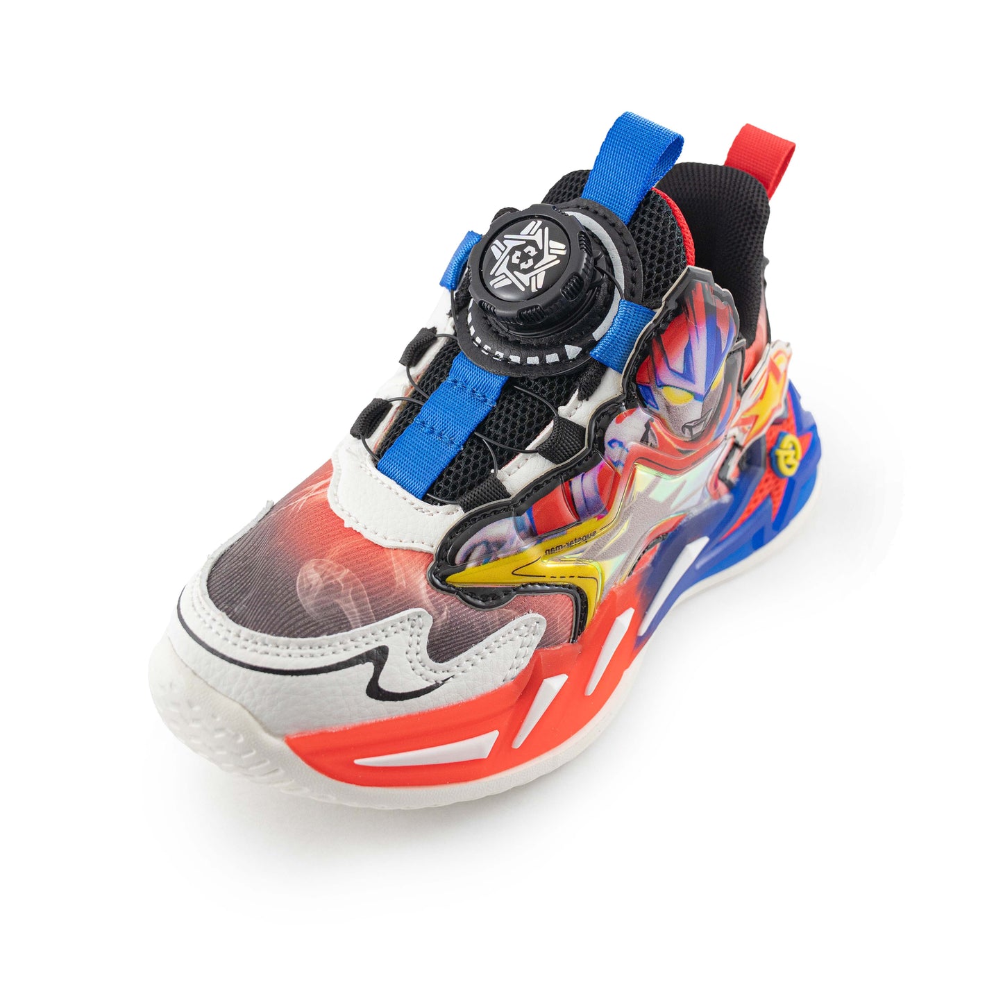 Kids' Superhero Rotary buckle Sneakers – 837 Black Red