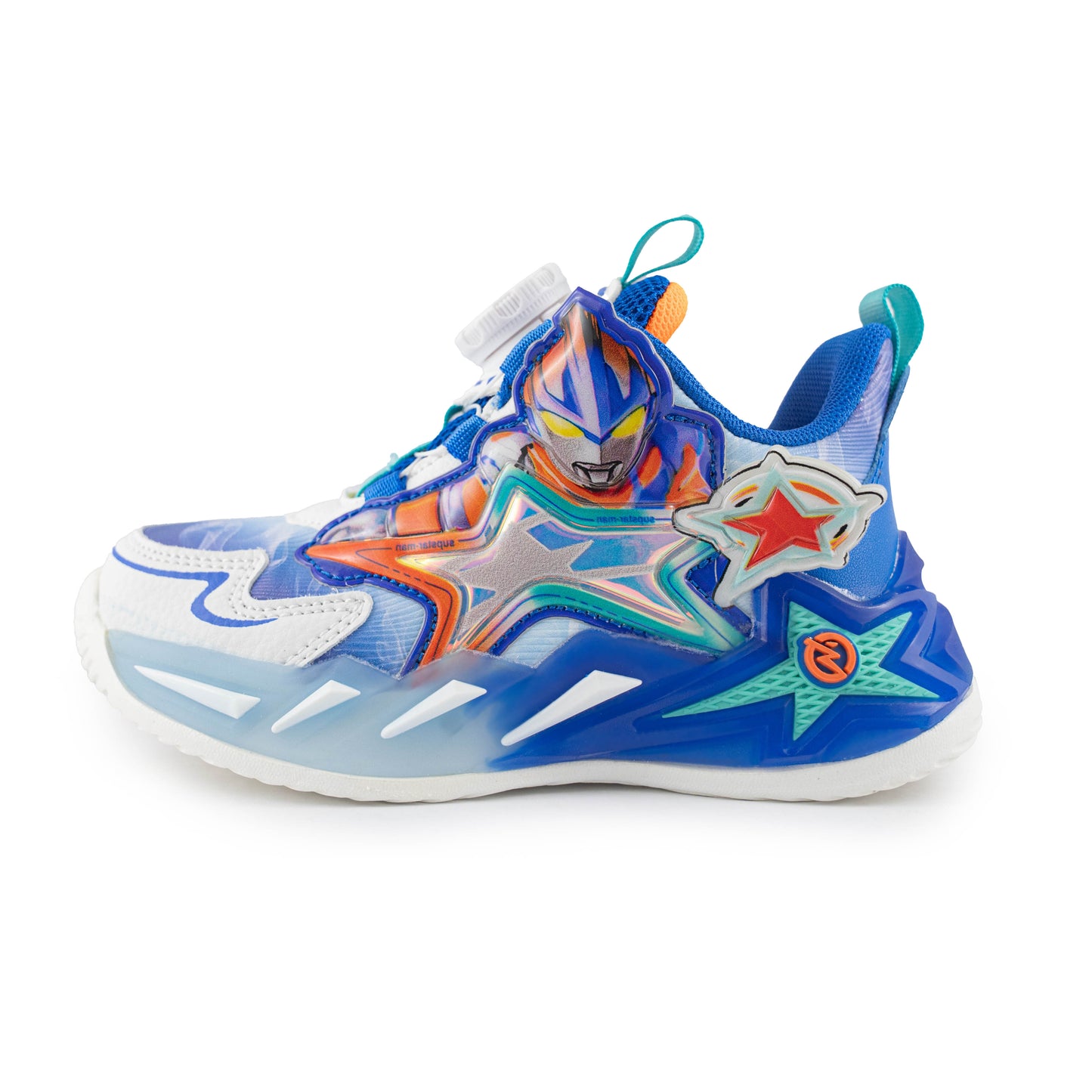 Kids' Superhero Rotary buckle Sneakers – 837 Blue