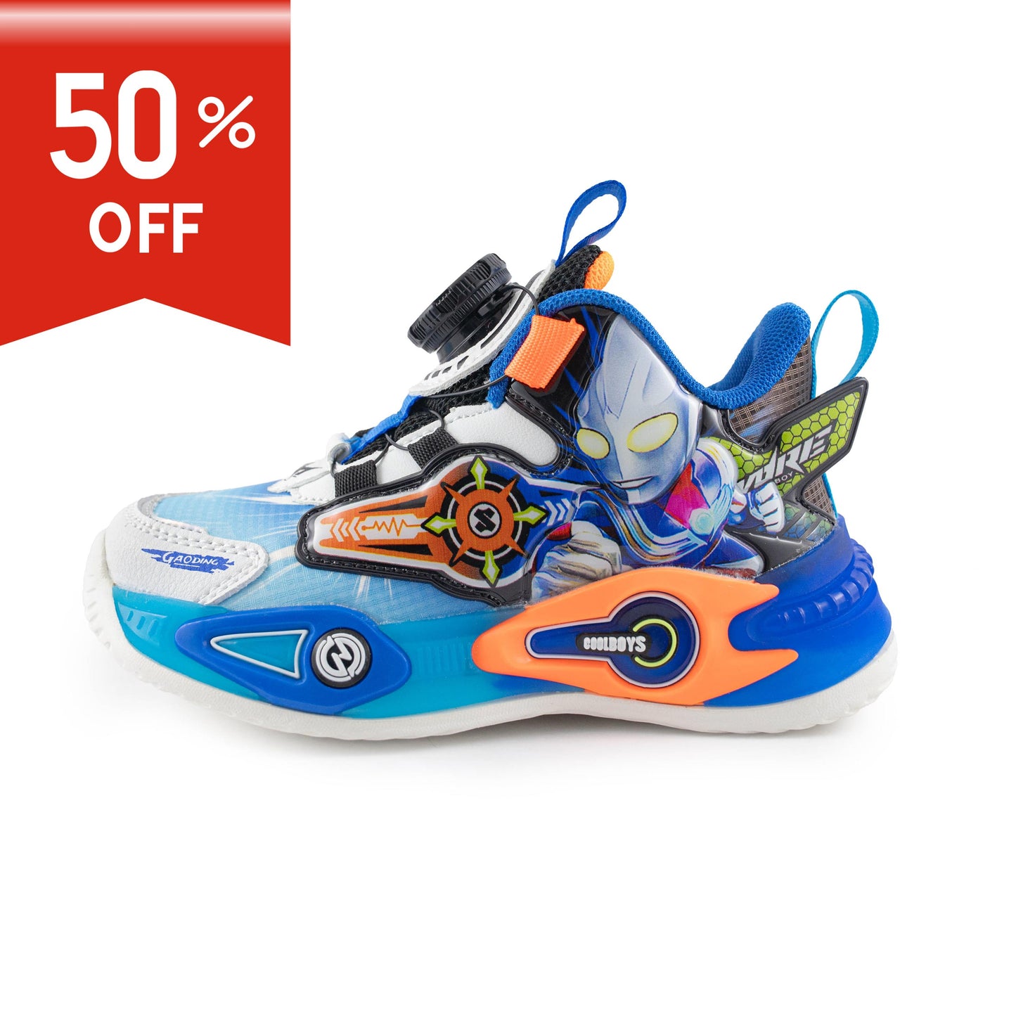 Kids' Superhero Rotary buckle Sneakers – 850 Blue