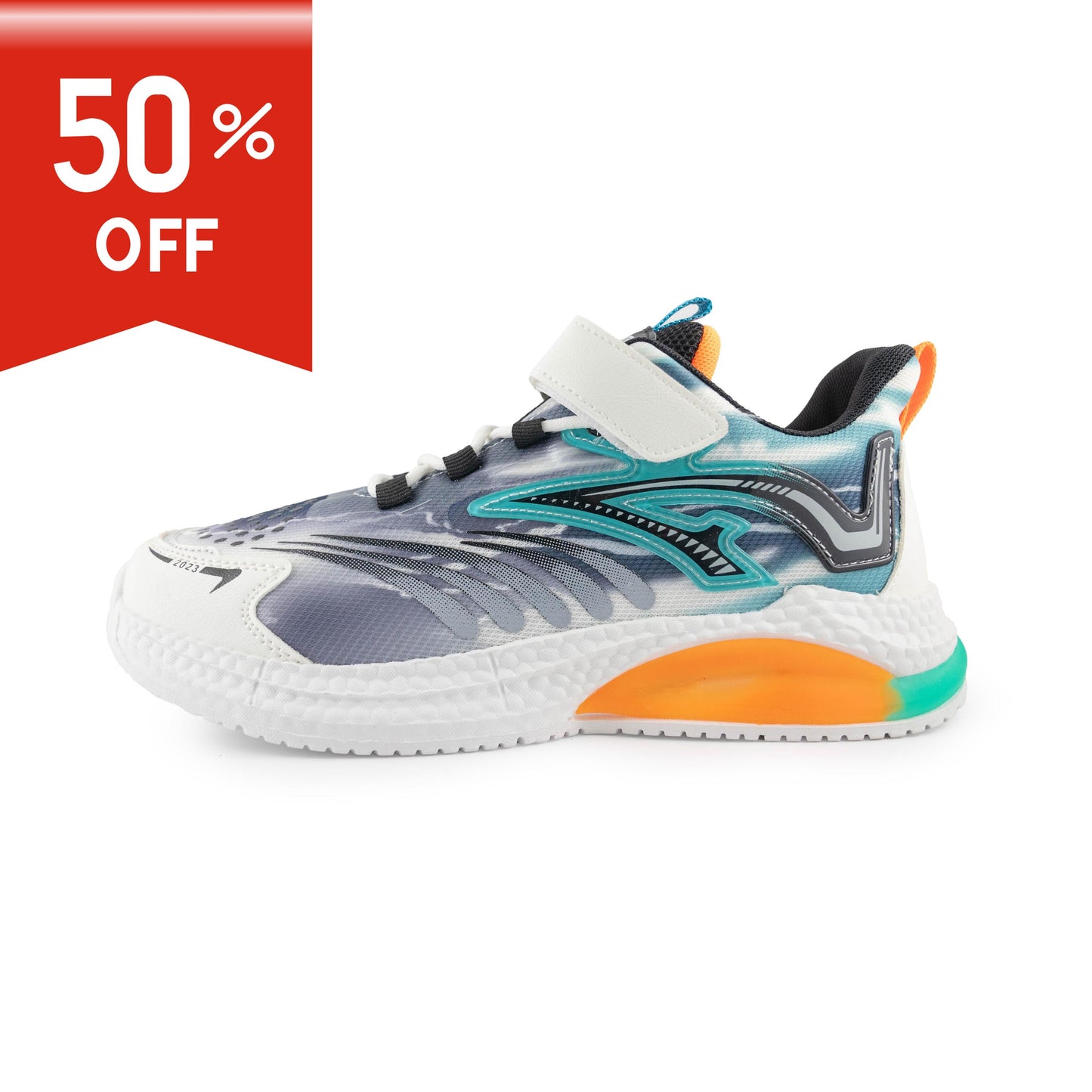 Youth Lightning Speed Sneakers Lake Green – Lightweight, Breathable, Running Shoes C01LG