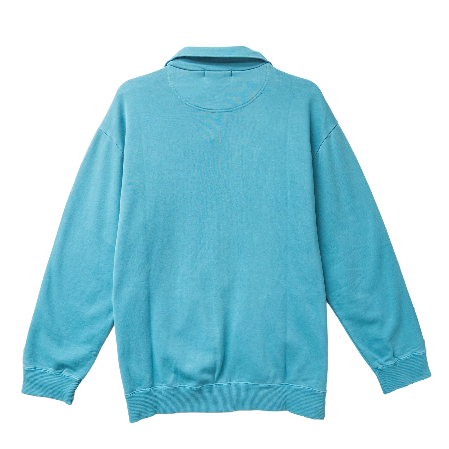 Men's Stand Neck Fleece Zipper Sports Jacket Blue