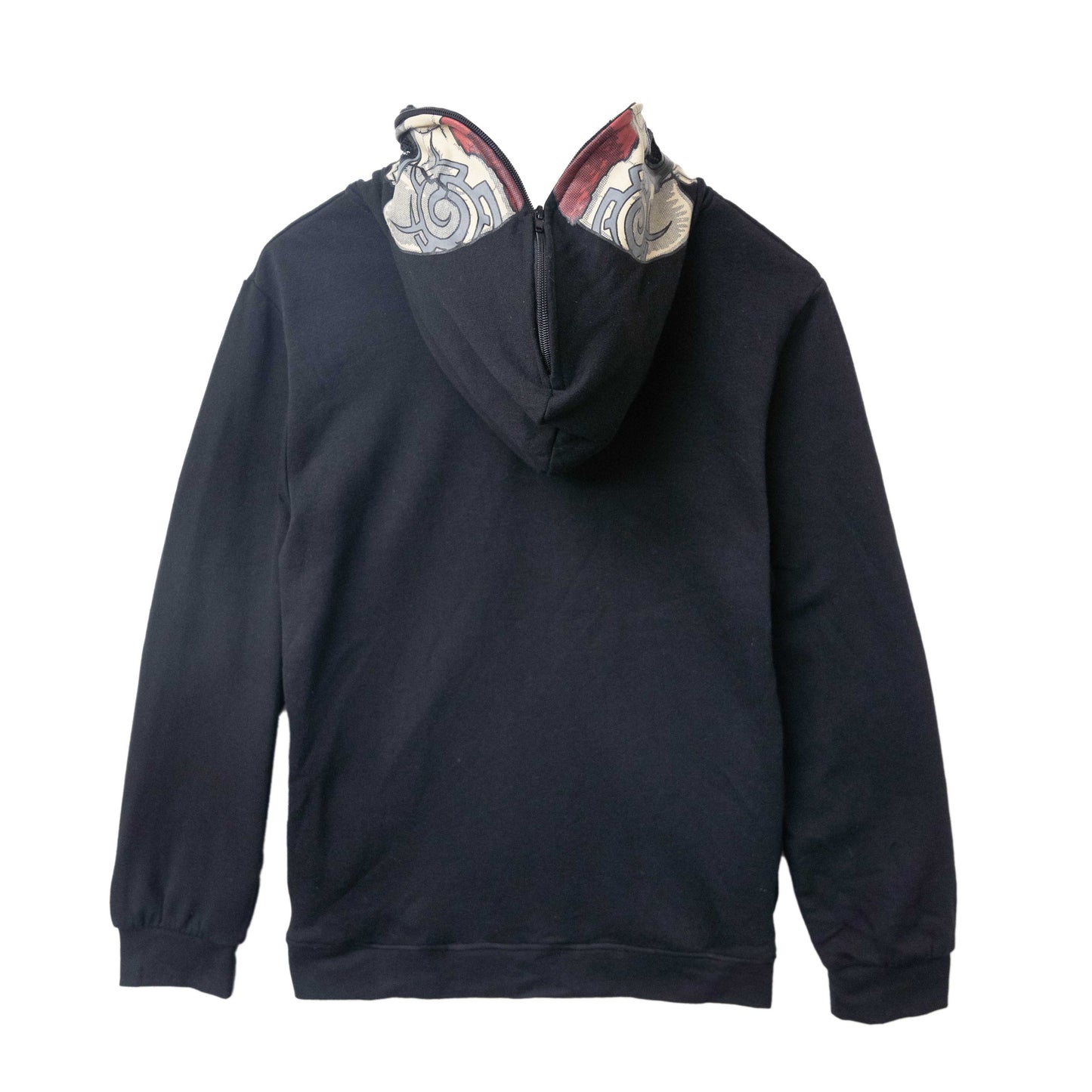 Boys Rock Star Skull Zip Over Face Hoodie