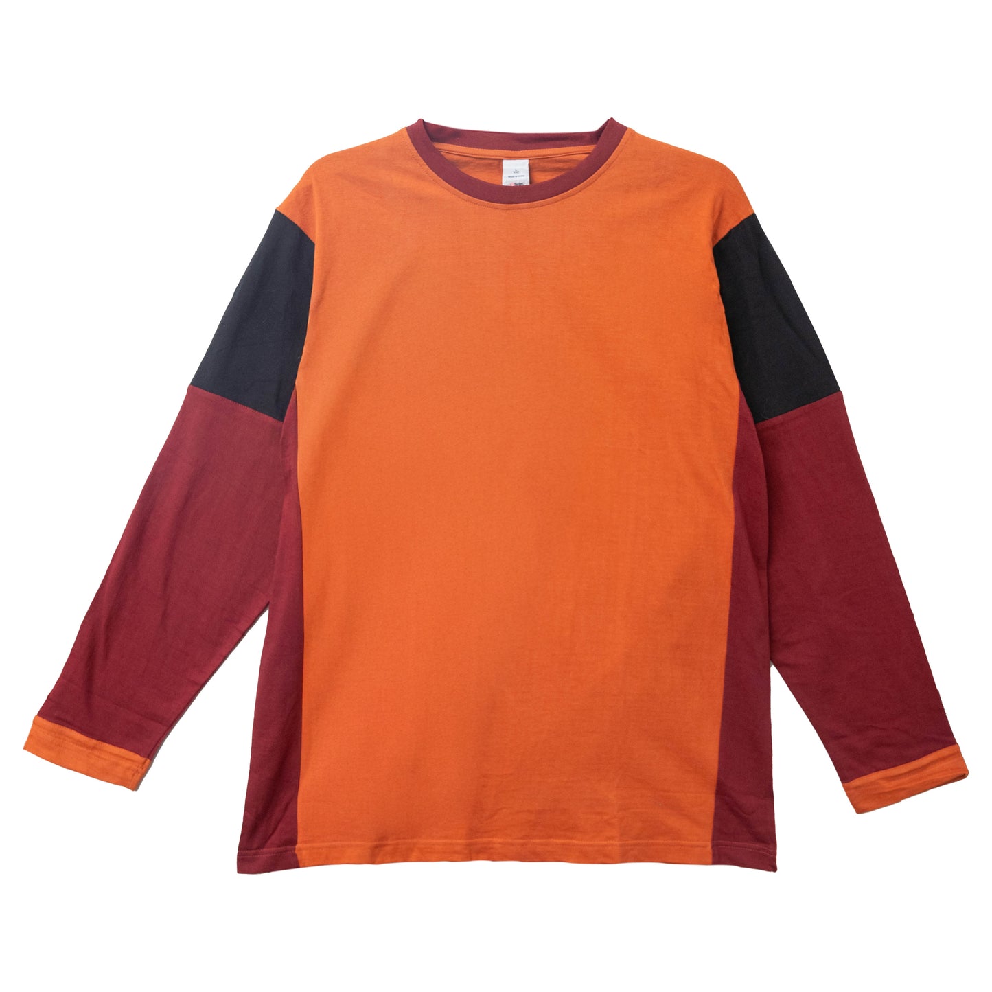 Men's Long Sleeve Orange / Red Shirt