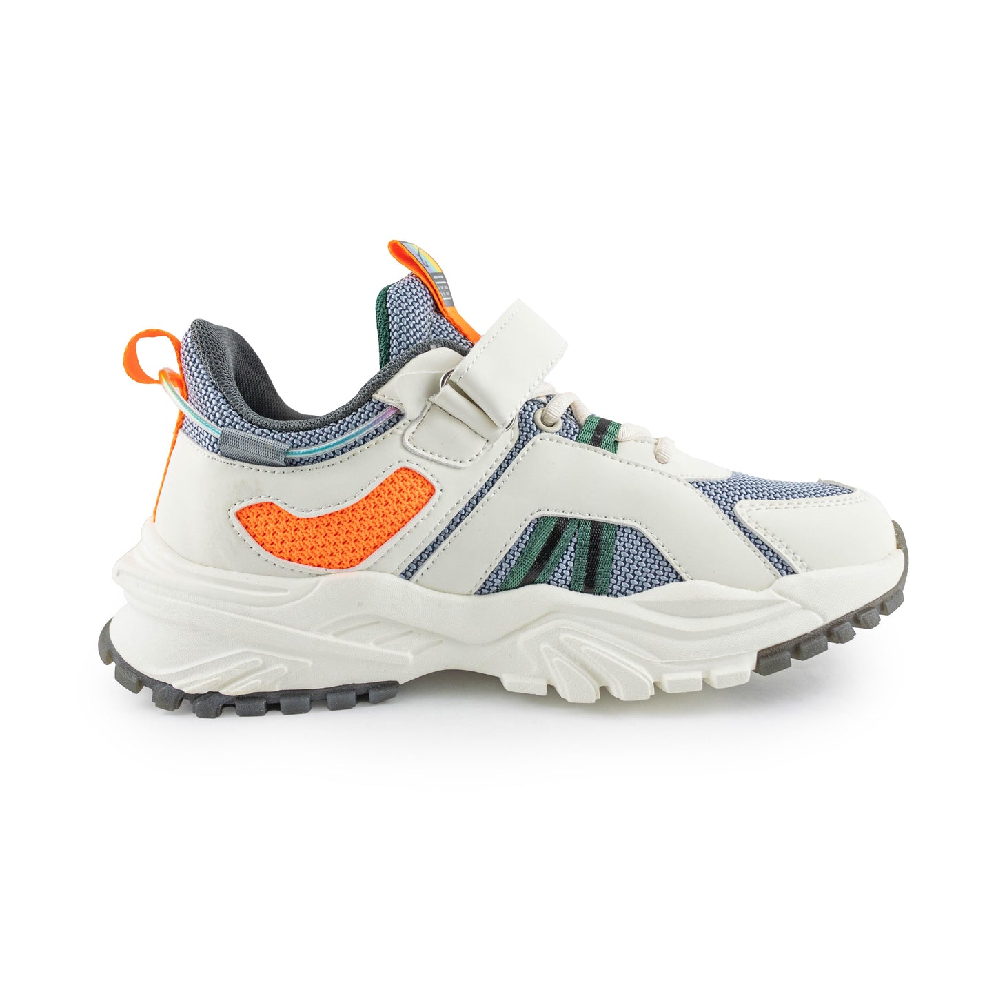 Shaoowfax Kids'/ Youth Trail Sneakers UK131059 Gray / Orange