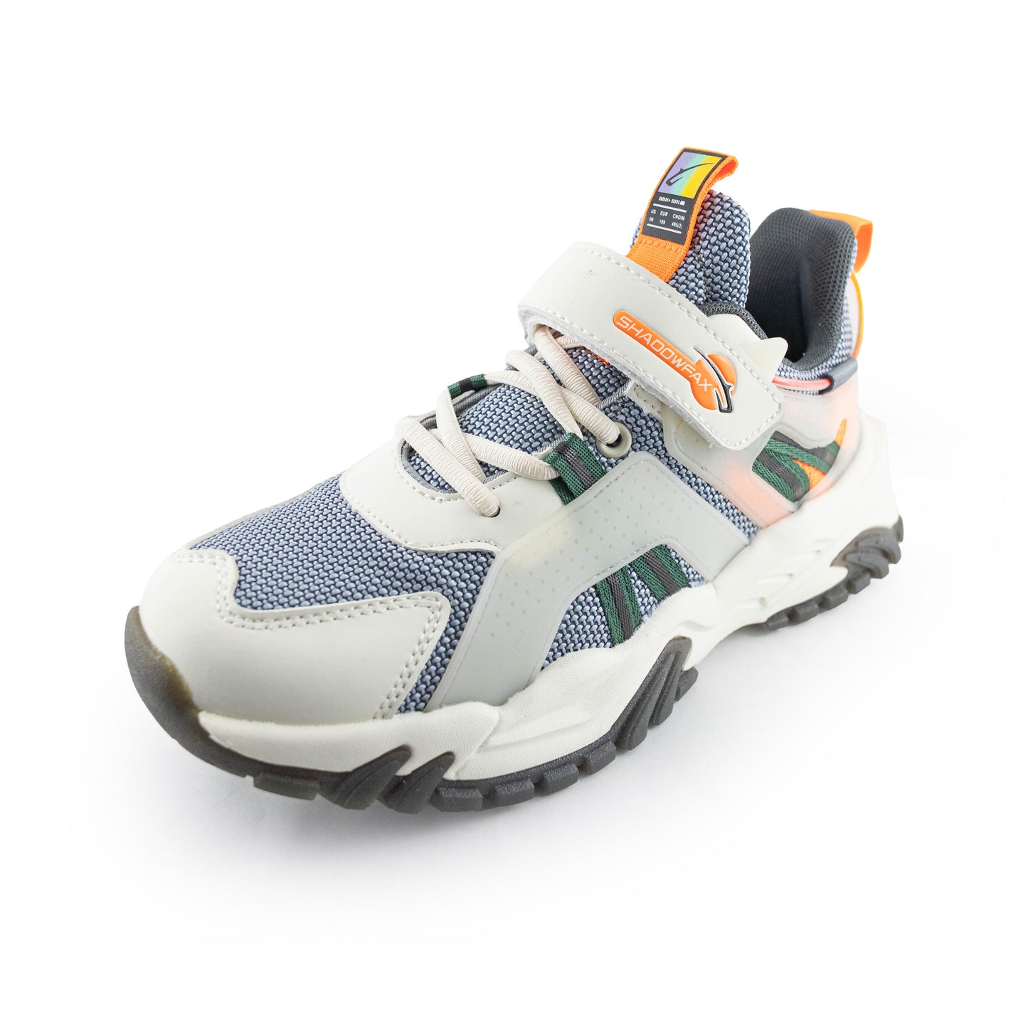 Shaoowfax Kids'/ Youth Trail Sneakers UK131059 Gray / Orange