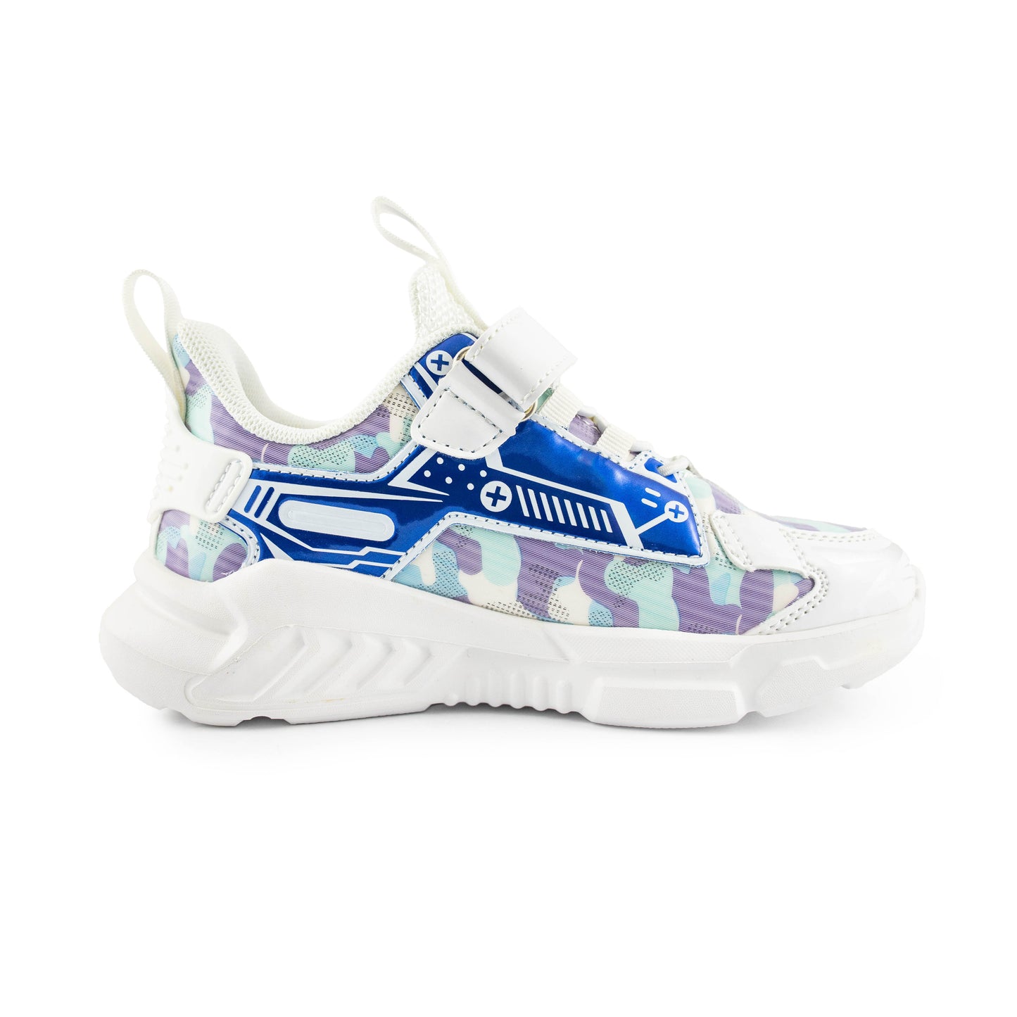 Shaoowfax Youth Fashion Children's Sports Shoes Boys Running Sports Shoes - UK143050 White/Blue