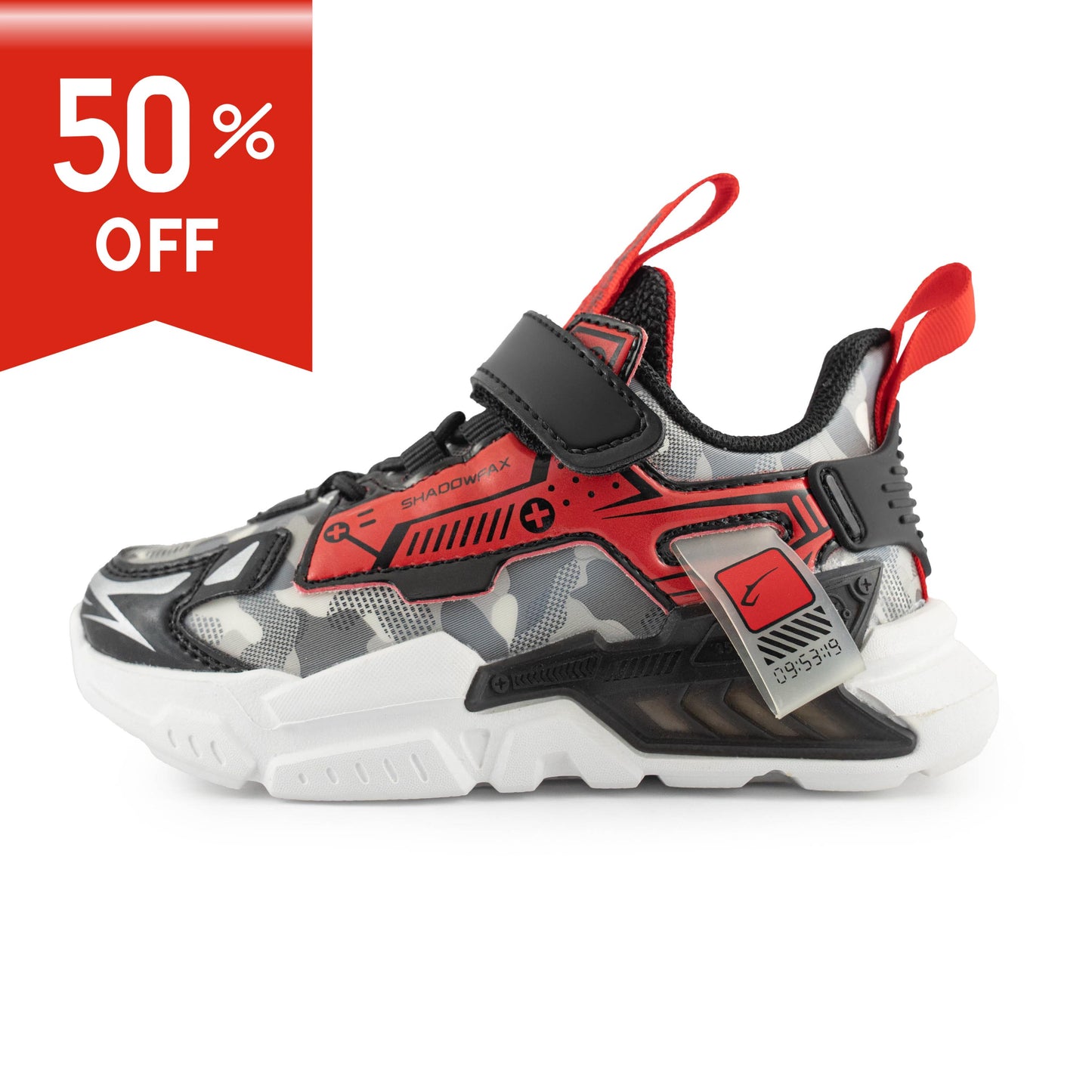 Shaoowfax Youth Fashion Children's Sports Shoes Boys Running Sports Shoes - UK143050 Red