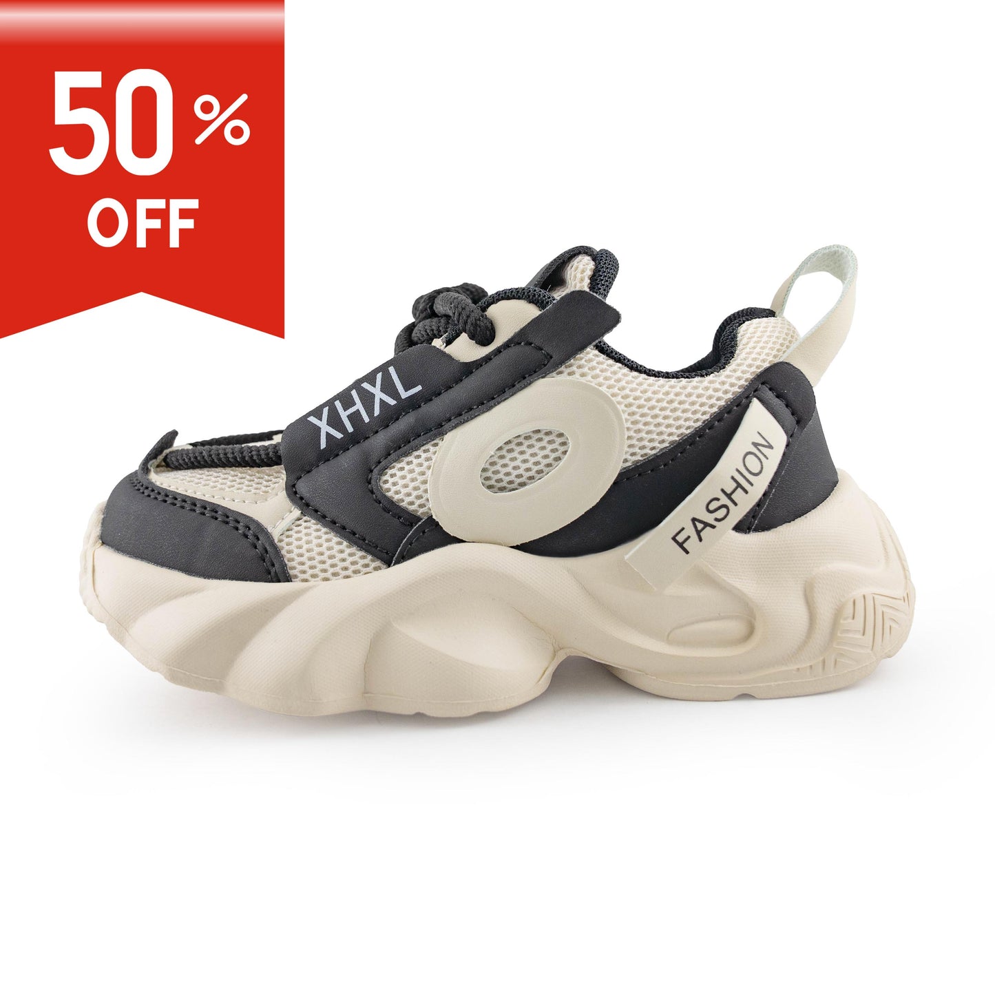 Kids' XHXL3328 Casual Sneakers - Black