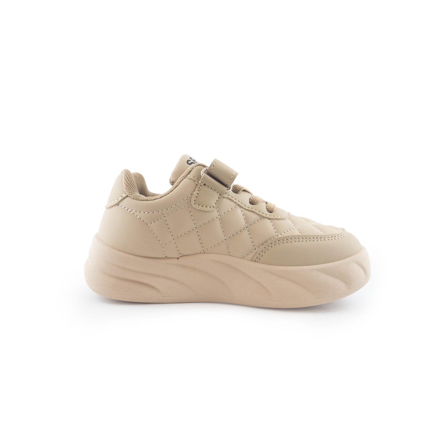 Kids' Quilted Comfort Sneakers - ZY986 Khaki
