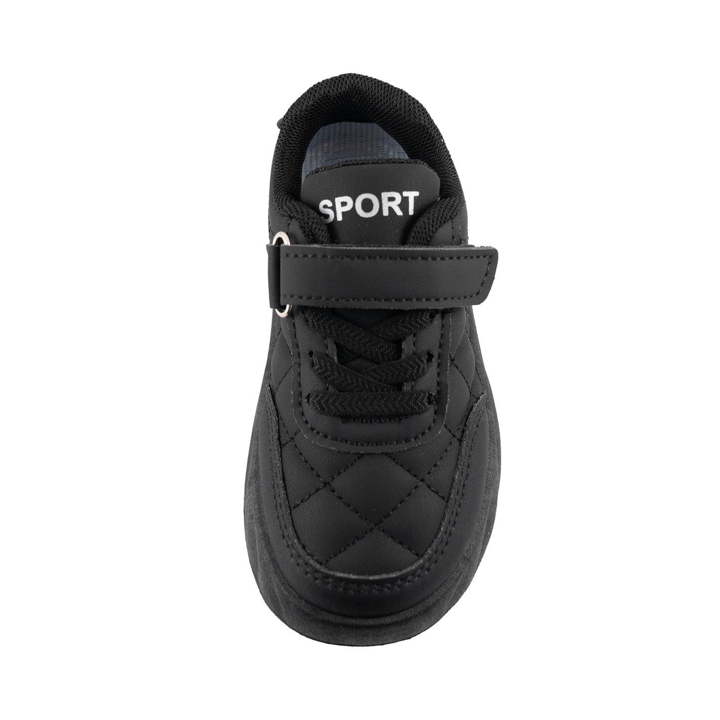 Kids' Quilted Comfort Sneakers - ZY986 Black