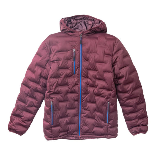 North End Men's and Ladies Burgundy Loft Puffer Jacket