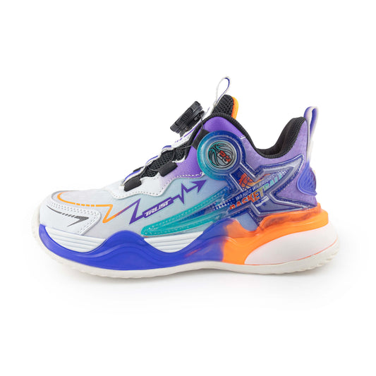 Kids/ Youth Boy Sneakers - Basketball Shoes - 8835 Blue Purple