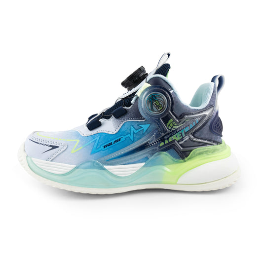 Kids/ Youth Boy Sneakers - Basketball Shoes - 8835 Blue Green