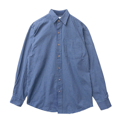 Blue Men's long sleeve Shirt