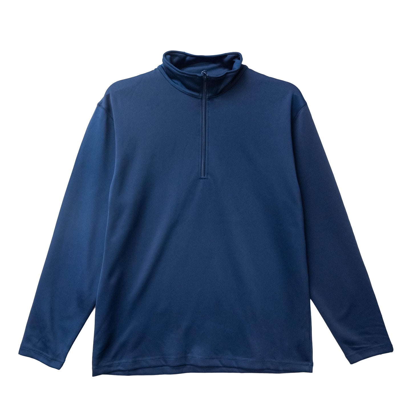 Men's Half Zip Long Sleeve Sport Shirts Navy