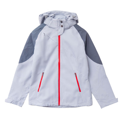 North End Sport Women's Impulse Interactive Seam-Sealed Shell White/Gray/Red
