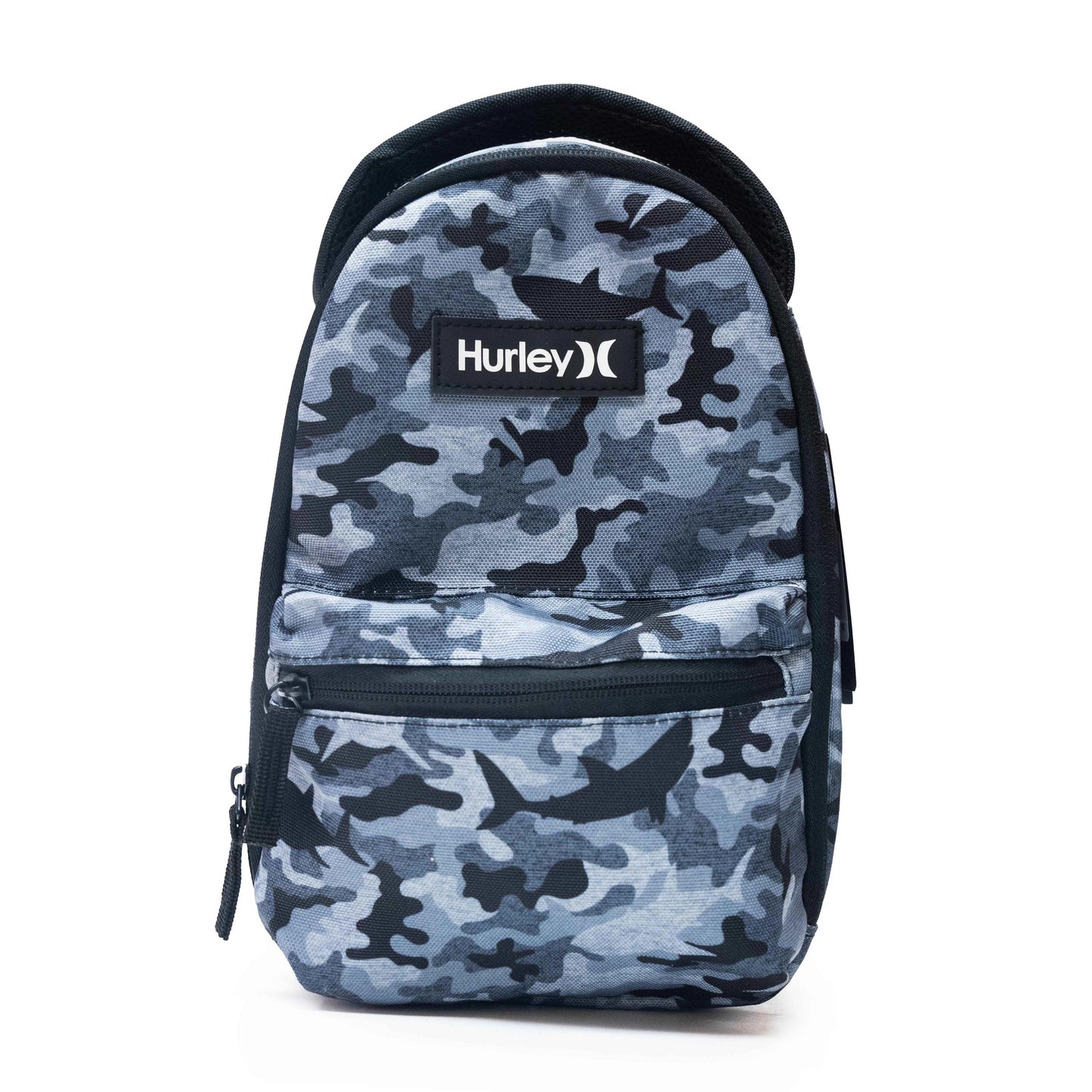 Hurley Insulated Lunch Tote Bag Blue Camo