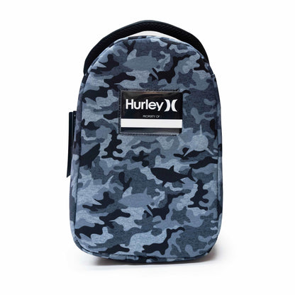 Hurley Insulated Lunch Tote Bag Blue Camo