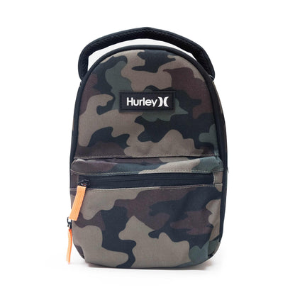 Hurley Insulated Lunch Tote Bag Green Camo