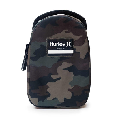 Hurley Insulated Lunch Tote Bag Green Camo