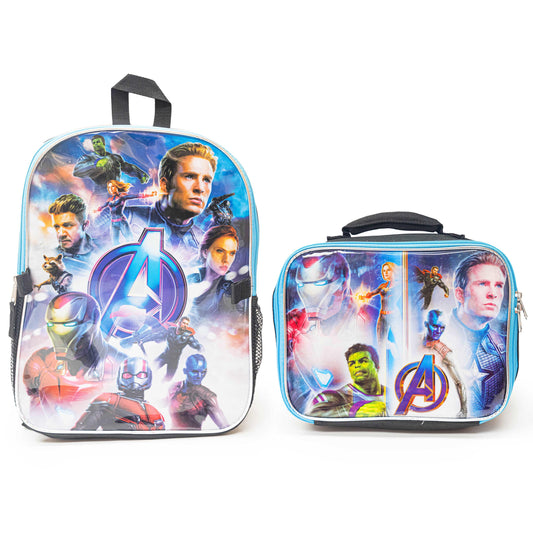 Marvel Avengers: Endgame 16"Backpack with 8" Lunch Bag Combo