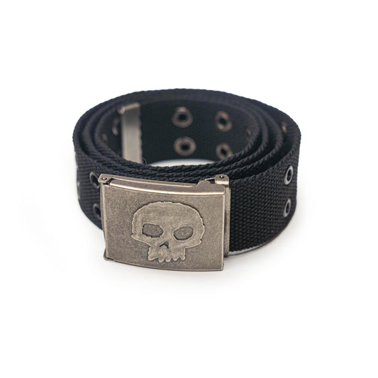 45" Skull Web Belt