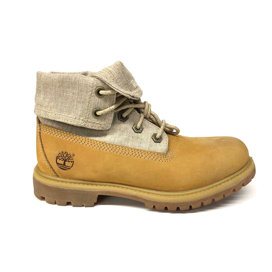 Women's Timberland Authentics Canvas Fold-Down Boots