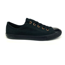 Load image into Gallery viewer, Chuck Taylor All Star Dainty Low Top Black/Black/Gold
