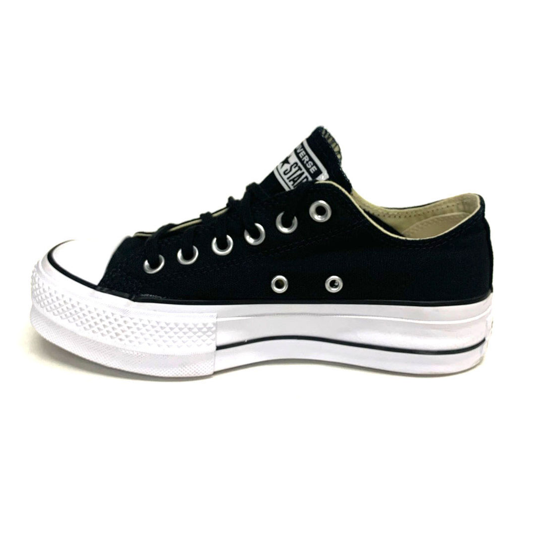 Chuck Taylor All Star Lift Low Top In Black/White/White