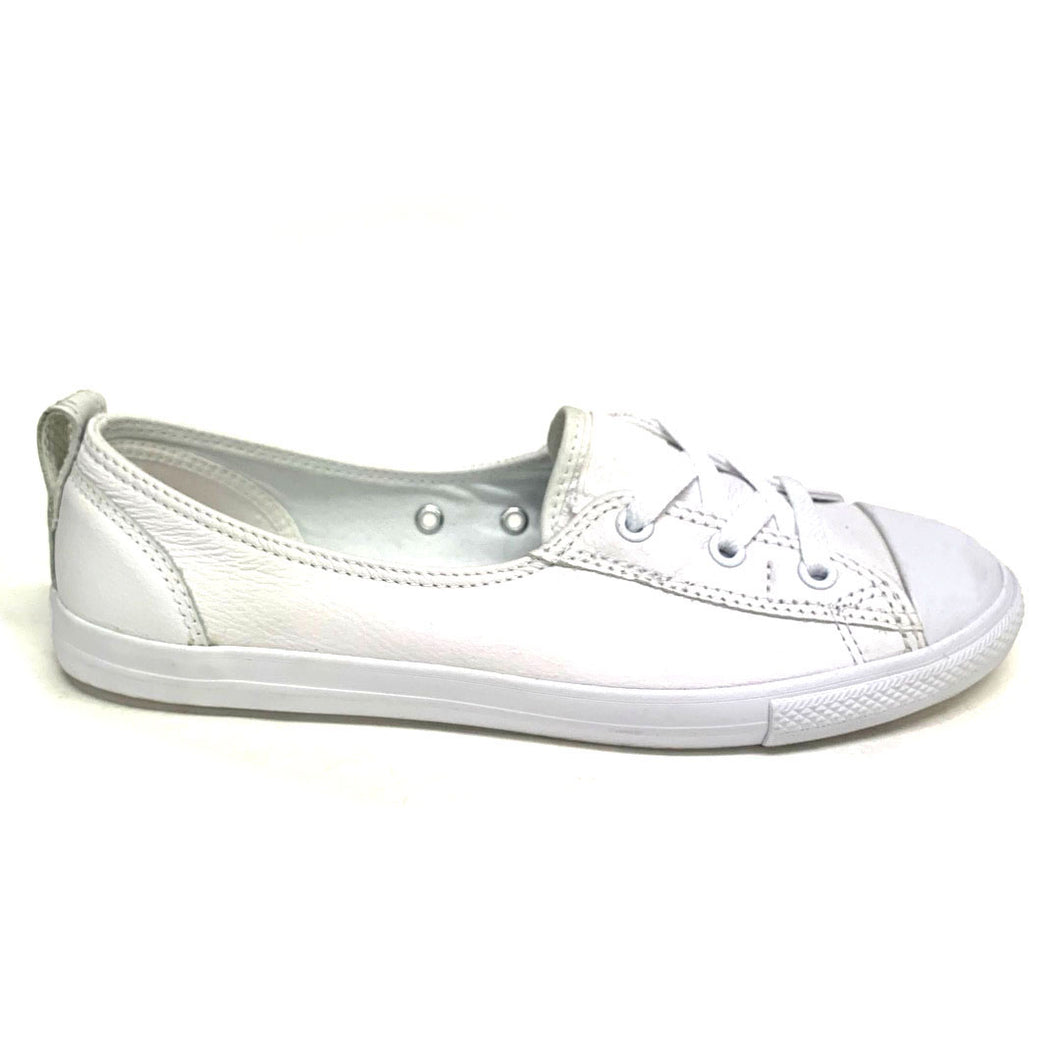 CTAS Ballet Lace Leather Slip Converse White/White/White